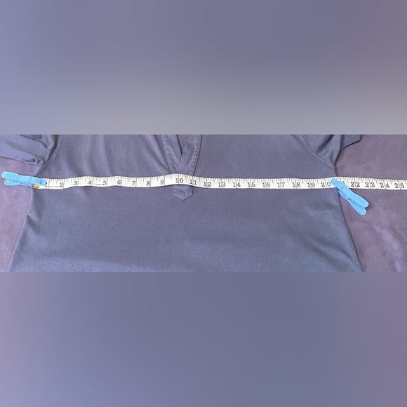 Frank & Eileen PATRICK Popover Henley Heritage Jersey White Size: XS Ocean - Picture 14 of 15